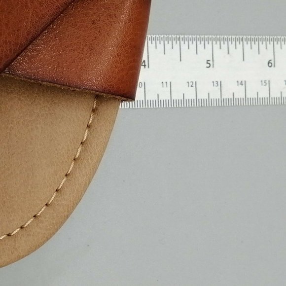 Maurices Womens Fiona Platform Block Heel Ankle Strap Sandal Cushioned Tan Sz 9M - Picture 6 of 9